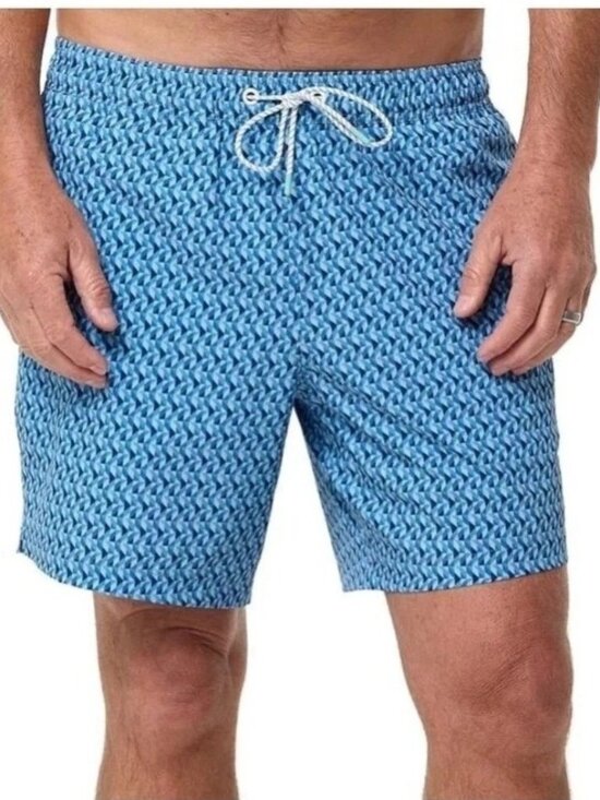 Bonobos Other - Bonobos Men's XL Blue Swim Shorts 7" Inseam UPF 50+ 4-Way Stretch Mesh K1368